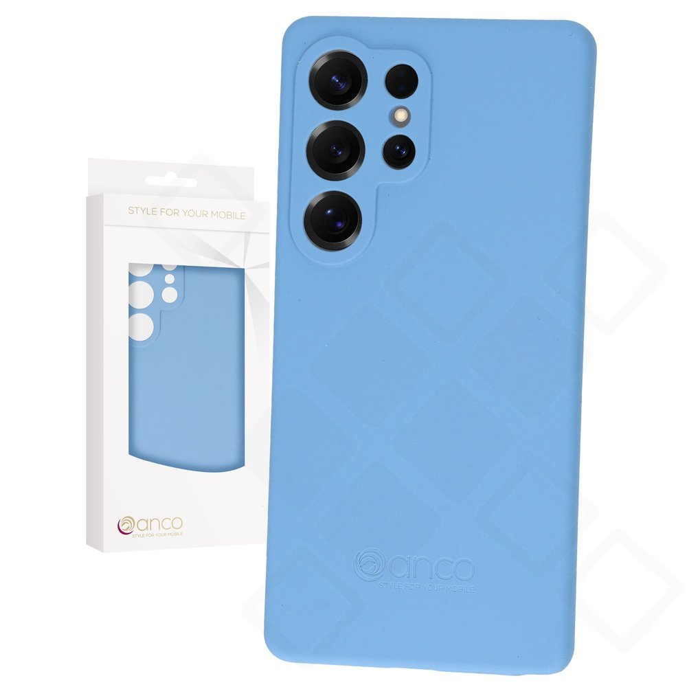 anco Liquid Silicone Case für S938B Samsung Galaxy S25 Ultra - blue