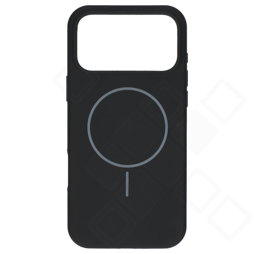 anco Magnet Liquid Silicone Case für Apple iPhone 17 Pro Max und 18 Pro Max – Schwarz