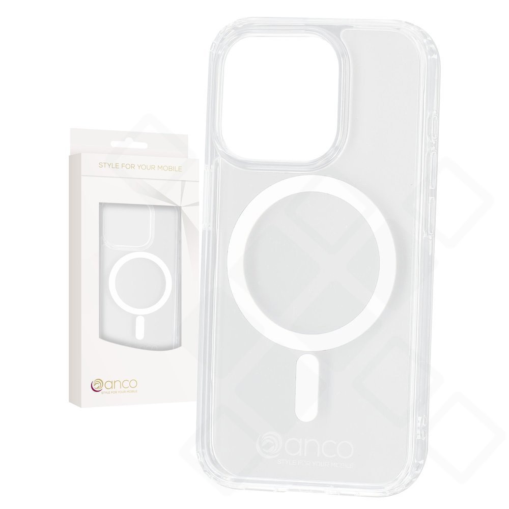 anco Magnetic Case für Apple iPhone 15 Pro - crystal