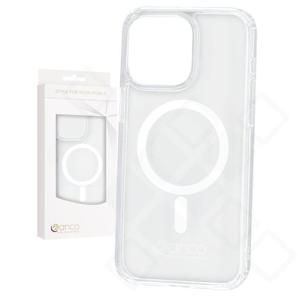 anco Magnetic Case für Apple iPhone 15 Pro Max - crystal