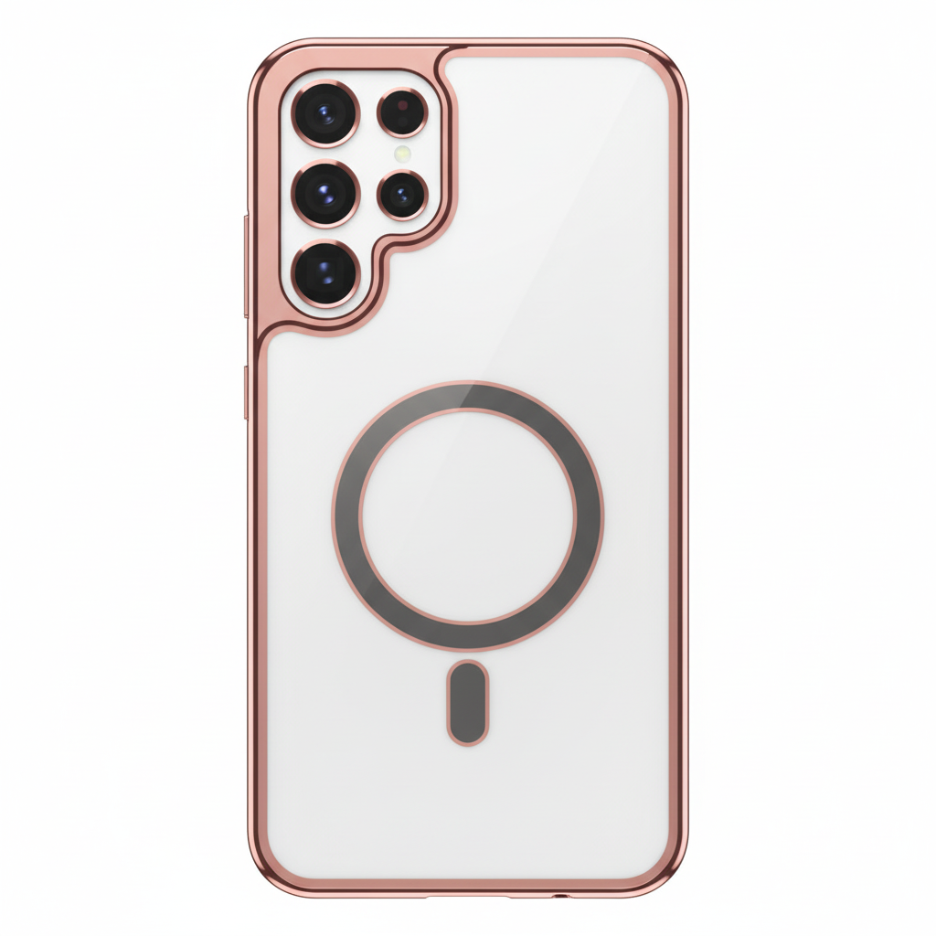 anco Magnetic Chrome Case für S948B Samsung Galaxy S26 Ultra - rose gold