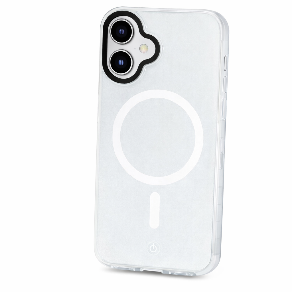 anco Magnetic Protect Case für Apple iPhone 16 MagSafe Hülle im matten Frost Style weiß