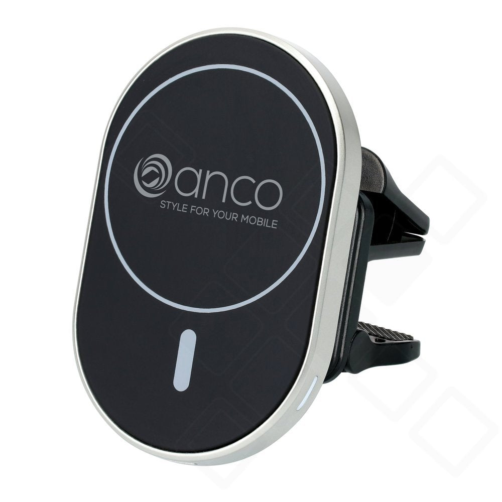 anco Magnetic Wireless Charging Car Holder 15W - black