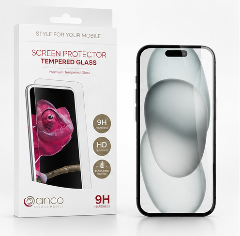 anco Panzerglas Fullscreen iPhone 15 Plus schwarz