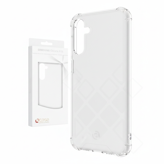 Transparentes anco Protect Case aus TPU für Samsung Galaxy A15 4G und Galaxy A15 5G