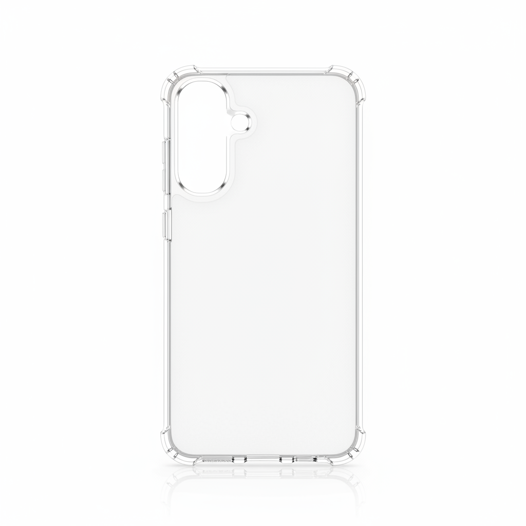 anco Protect Case für Samsung Galaxy A57 5G aus transparentem TPU mit verstärkten Kanten