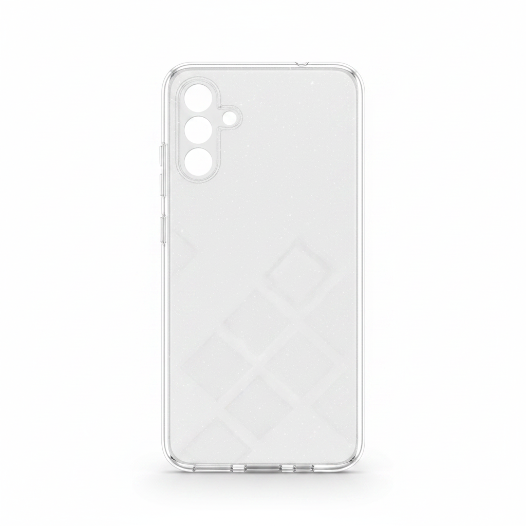 anco Shine Case transparent mit Glitzer für Samsung Galaxy A17 4G und A17 5G