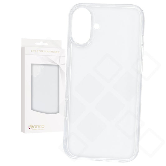 anco Super Slim Case für Apple iPhone 16 Plus - transparent
