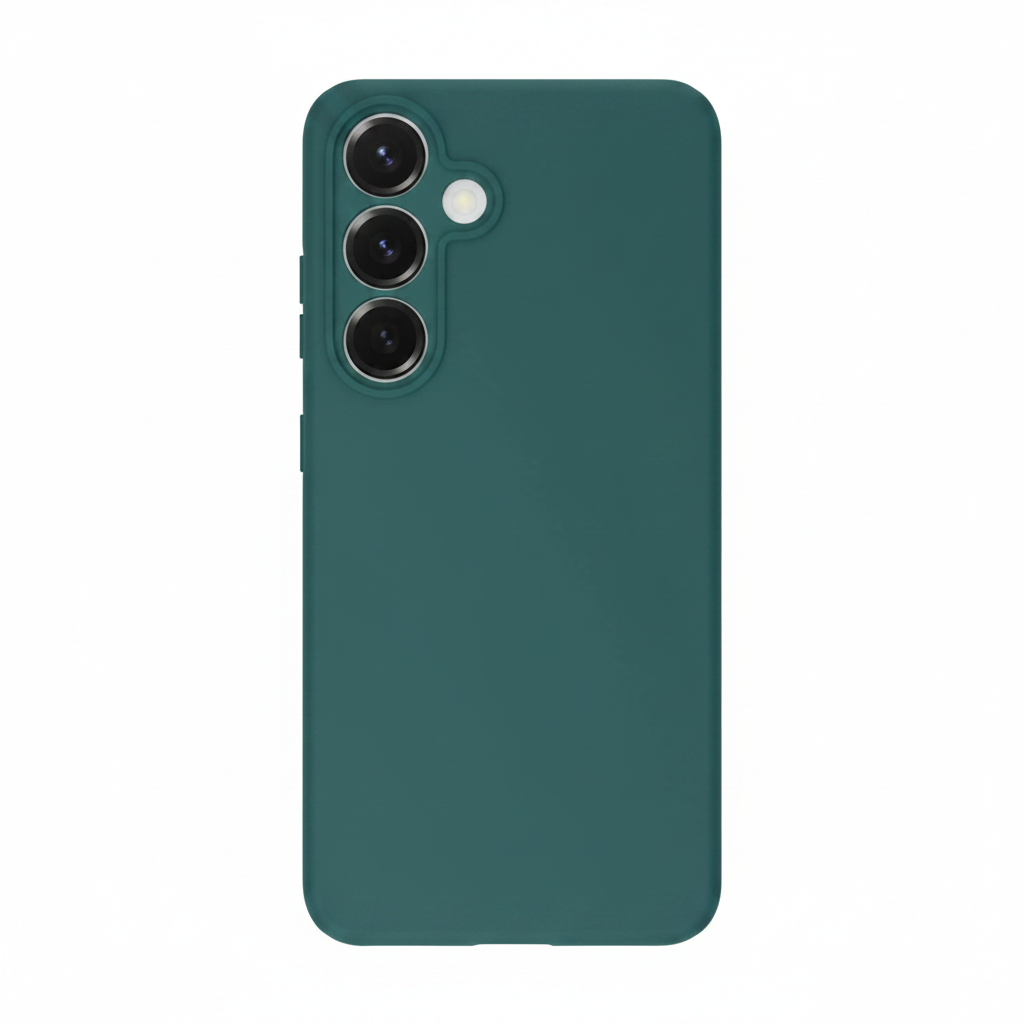 anco TPU Case für Samsung Galaxy S25+ in Forest Green mit matter Oberfläche