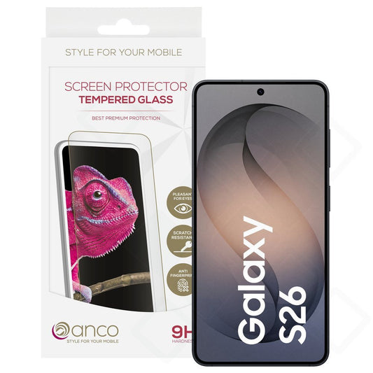 anco Tempered Glass Fullscreen für S942B Samsung Galaxy S26 - black