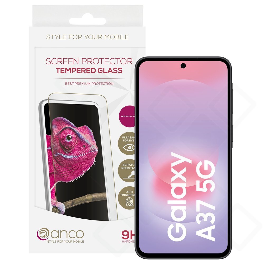 anco Tempered Glass Fullscreen für Samsung Galaxy A36 5G und A37 5G
