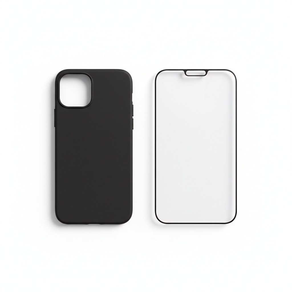 Bundle – anco Bioly Case + Panzerglas iPhone 15 Plus