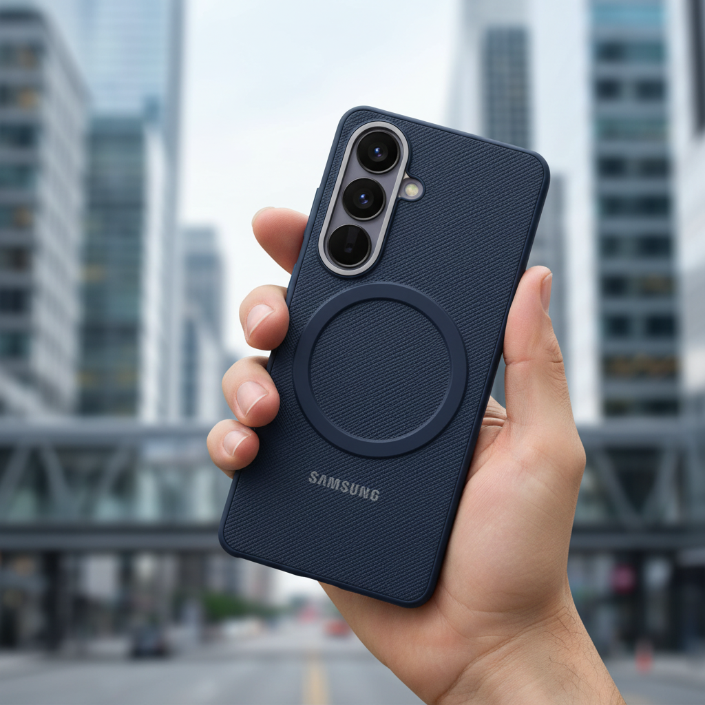 Carbon Magnet Cover Navy – Anwendungsbild