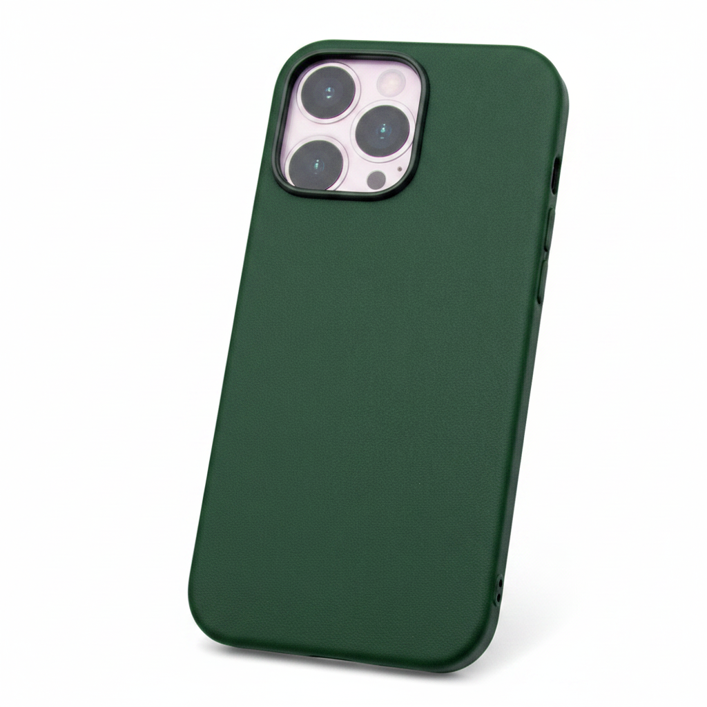 Green Leather Case – Am Gerät