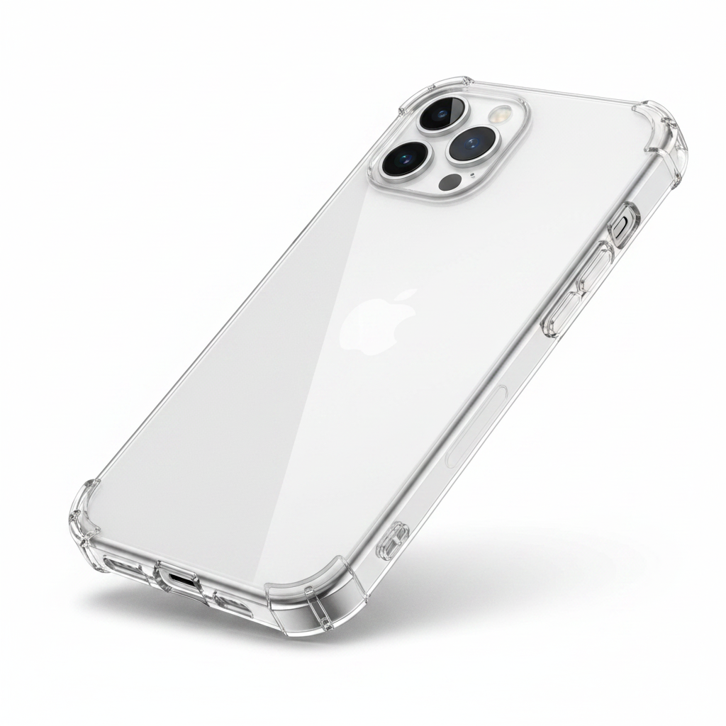 anco Protect Case iPhone 15 – Schrägansicht 1,5mm