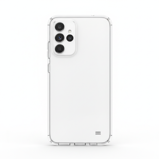 Mobeen Clear Cover Samsung Galaxy A26 5G – Hauptbild transparent weißer Hintergrund