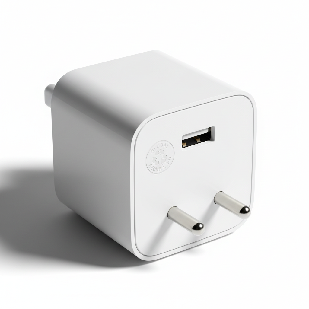 4smarts VoltPlug PD 20W – Detailaufnahme USB-C Port & GRS-Zertifizierung