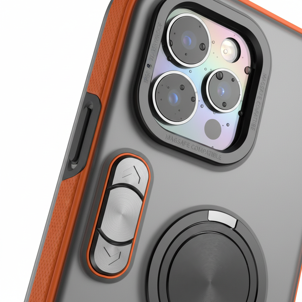 4smarts Stark Rugged Case iPhone 17 – Detailaufnahme IP68 & MagSafe