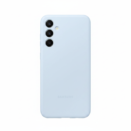 Samsung Silicone Cover Galaxy A35 5G Hellblau – Frontansicht