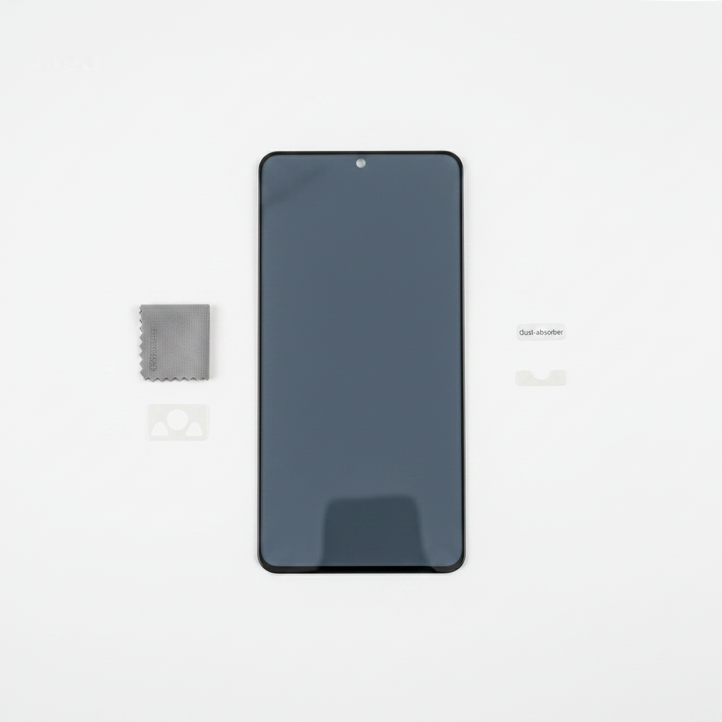 anco Privacy Panzerglas Samsung Galaxy S25 Edge – Flat Lay