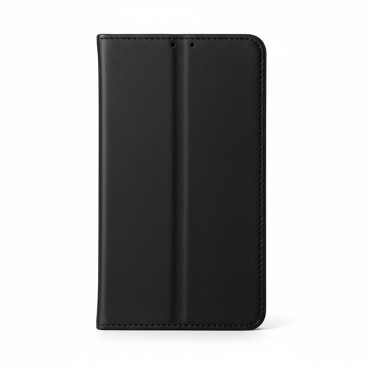 Mobeen Flip Cover Samsung Galaxy A26 5G Schwarz – Hauptbild geschlossen, weißer Hintergrund