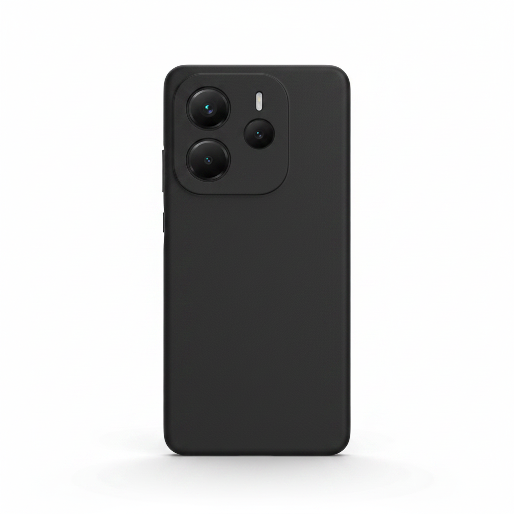 anco Dark Case Xiaomi Redmi Note 14 5G schwarz – Matte TPU Hülle
