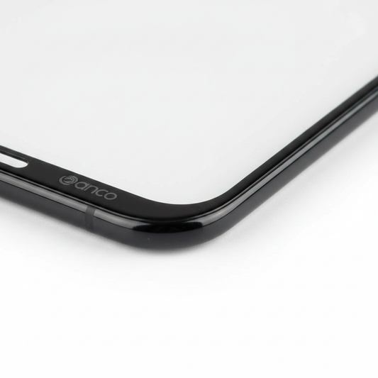 anco Tempered Glass Fullscreen – schwarzer Rand & 0,33 mm Kantenprofil