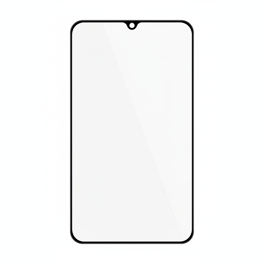 A55 Panzerglas Flat Lay weißer Hintergrund