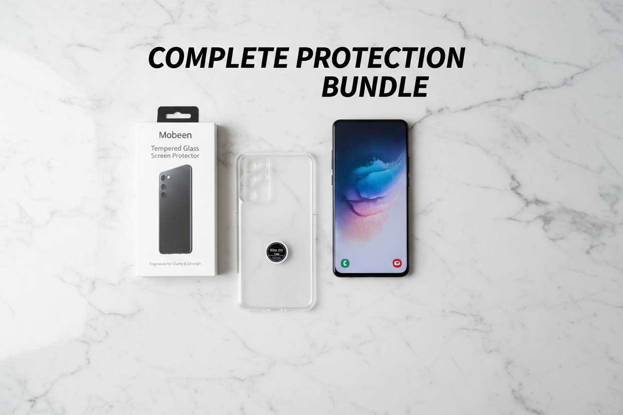 Mobeen Tempered Glass S26 - Bundle