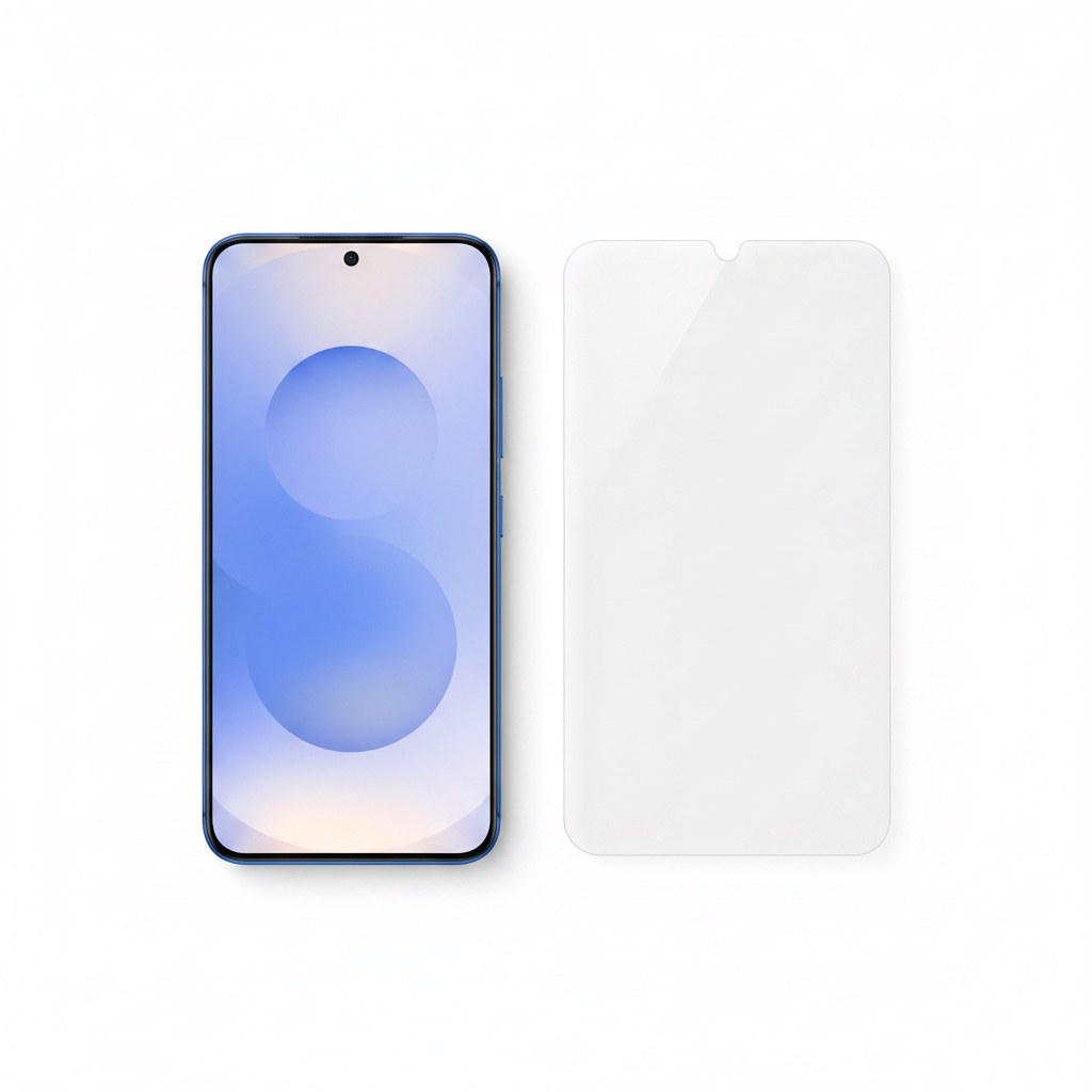 Samsung Anti-Reflecting Screen Protector Galaxy S25 – Flat Lay