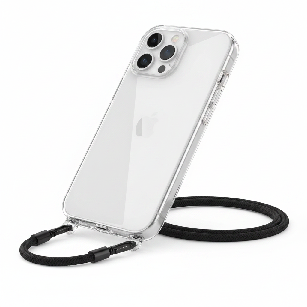 anco Lanyard Case iPhone 15 Pro – Schrägansicht