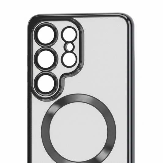anco Magnetic Chrome Case – Detailansicht TPU Material und Kameraausschnitt