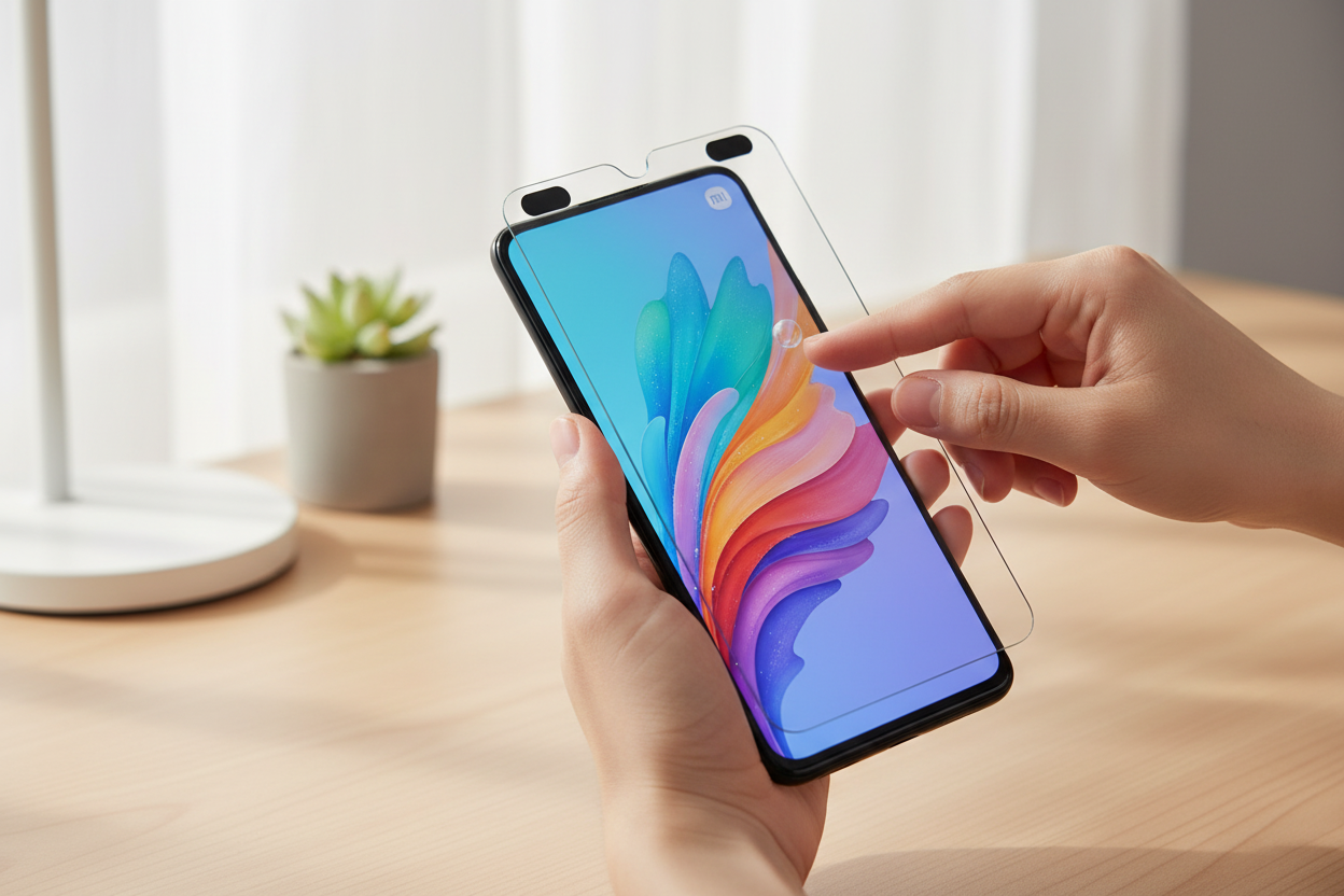 anco Panzerglas Redmi Note 14 5G – Lifestyle Montage