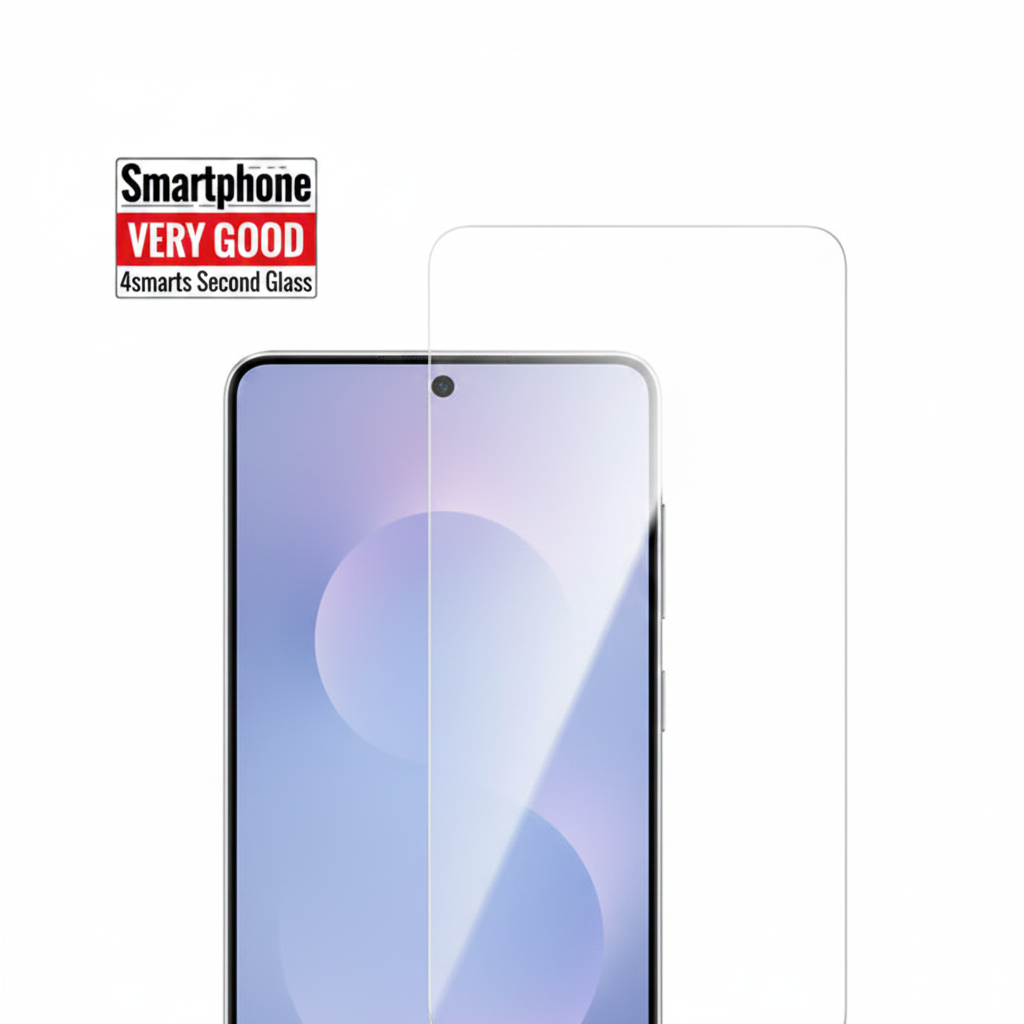 4smarts Second Glass S26 – Schrägansicht ultra-dünnes Glas Profil