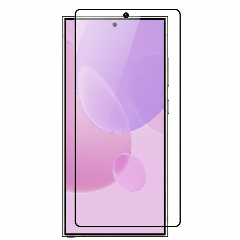 OKKES Magic 3D Panzerglas Samsung Galaxy S25 Ultra – Fullscreen Frontansicht ohne Verpackung