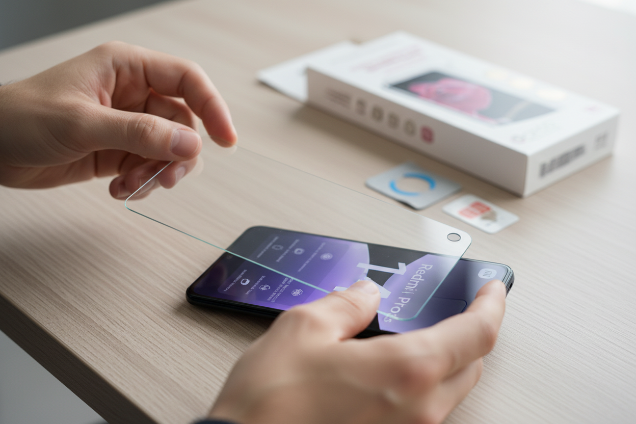 anco Panzerglas Redmi Note 14 Pro+ 5G – Lifestyle Montage