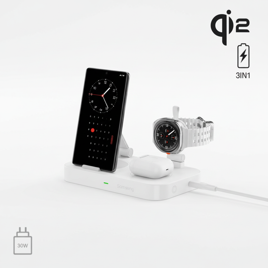 4smarts Qi2 Trident Ladestation Samsung Watch – Produktfoto