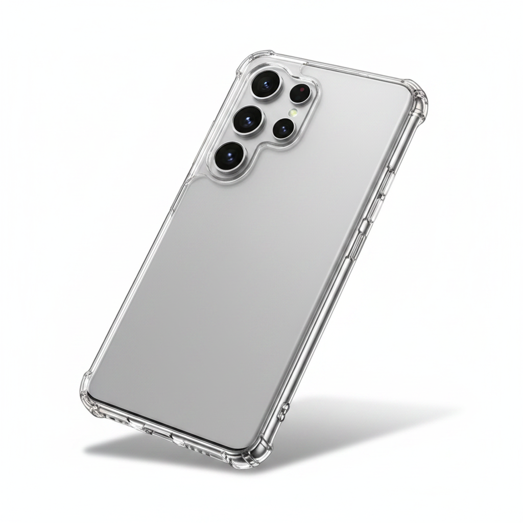 4smarts 360° Set Samsung Galaxy S26 Ultra – Schrägansicht mit Hülle