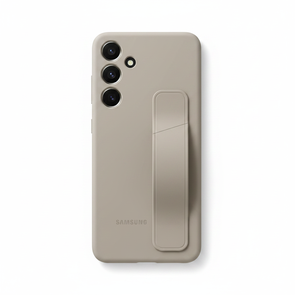 Samsung Standing Grip Case Galaxy S24+ Taupe – Hauptbild ohne Verpackung