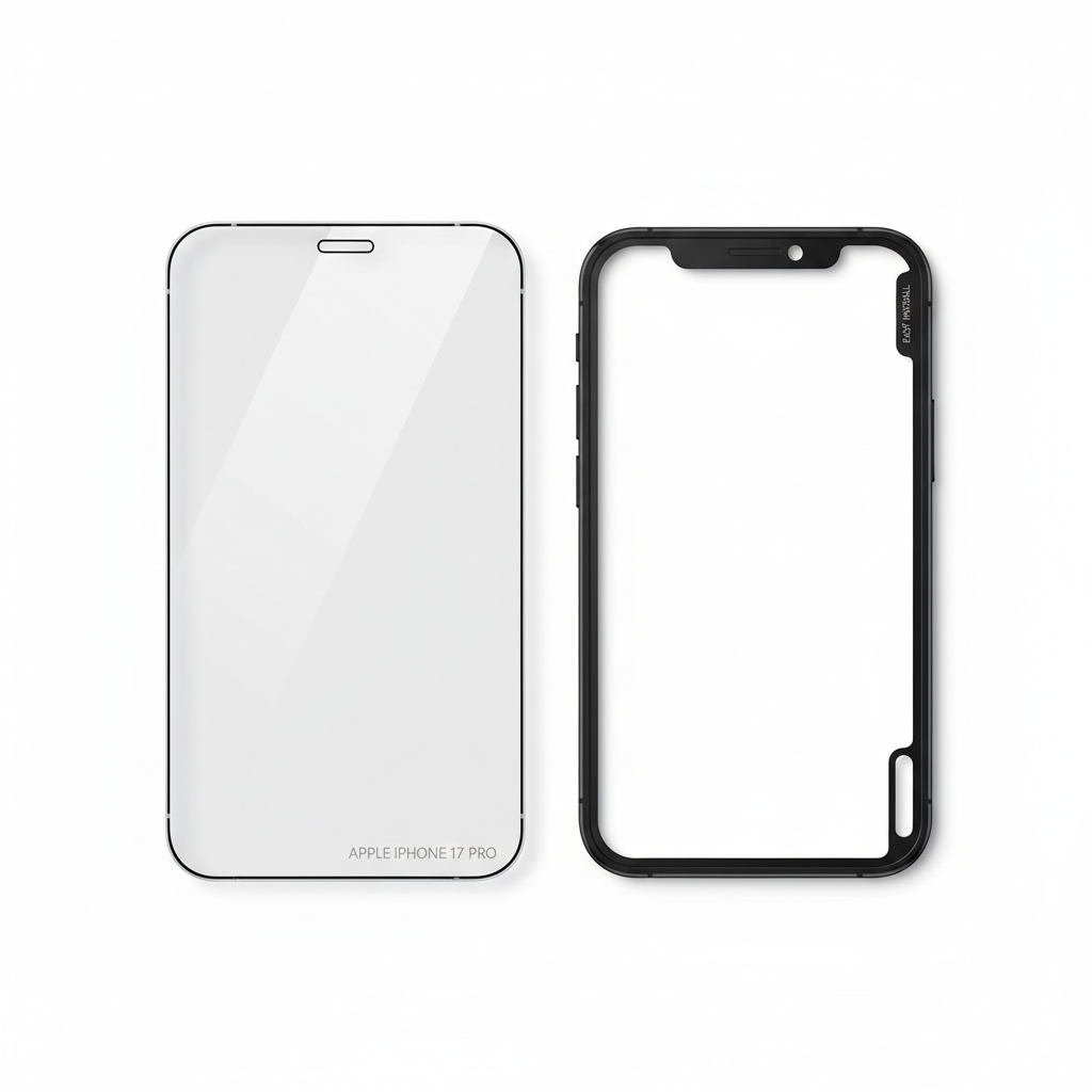 4smarts Second Glass iPhone 17 Pro – Produkthero weißer Hintergrund
