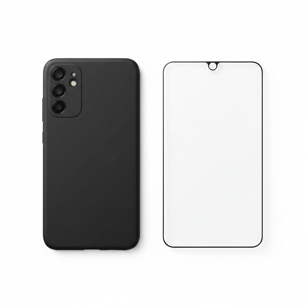 4smarts Silicone Case Cupertino Samsung Galaxy A36 – Bundle mit Panzerglas