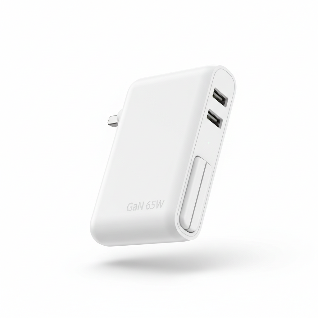 4smarts PDPlug Slim Dual 65W GaN – Produkthero 2x USB-C