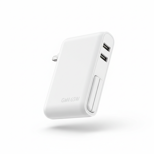 4smarts PDPlug Slim Dual 65W GaN – Produkthero 2x USB-C