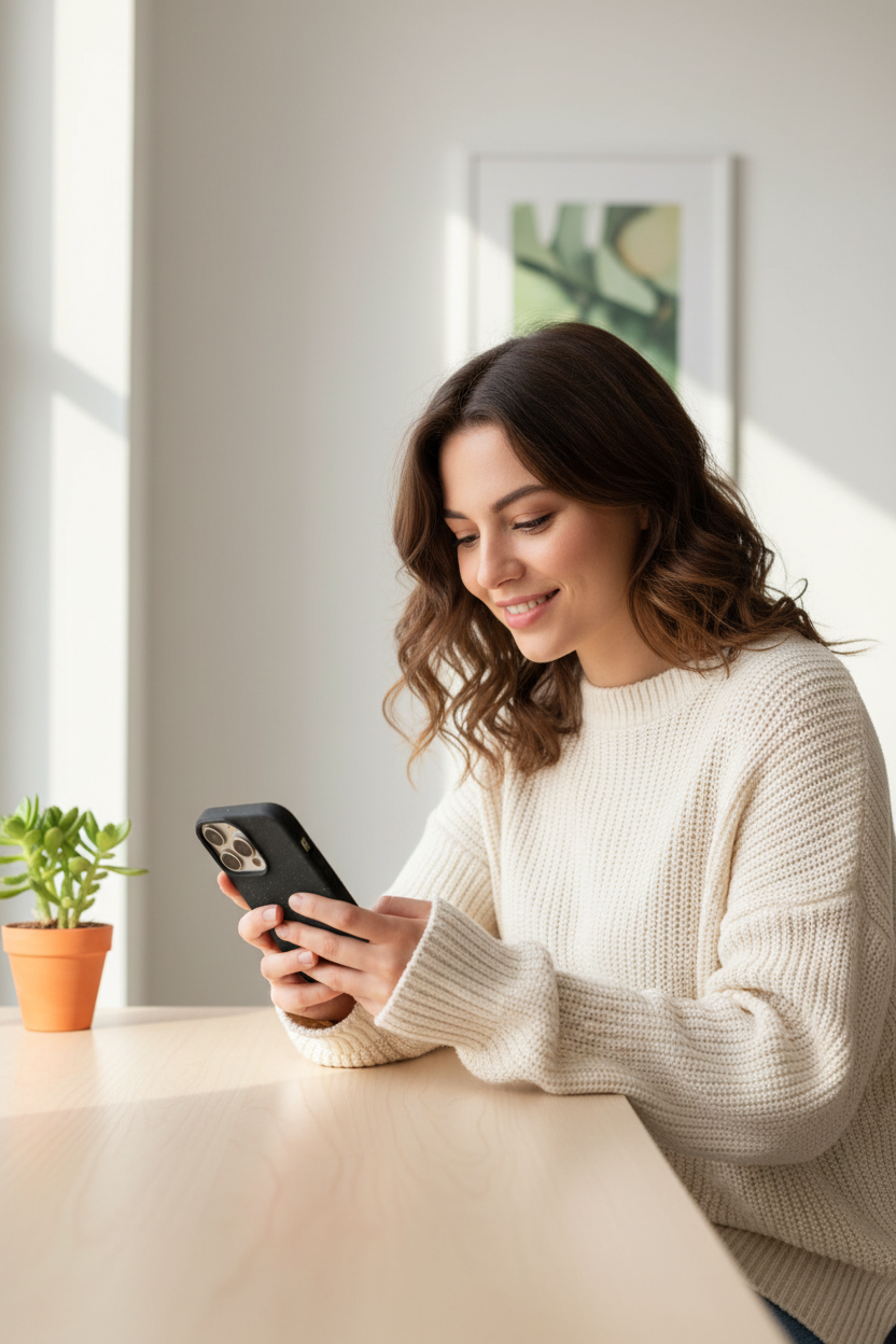 anco Bioly Case iPhone 14 Pro Max – Lifestyle Nachhaltigkeits-Ästhetik