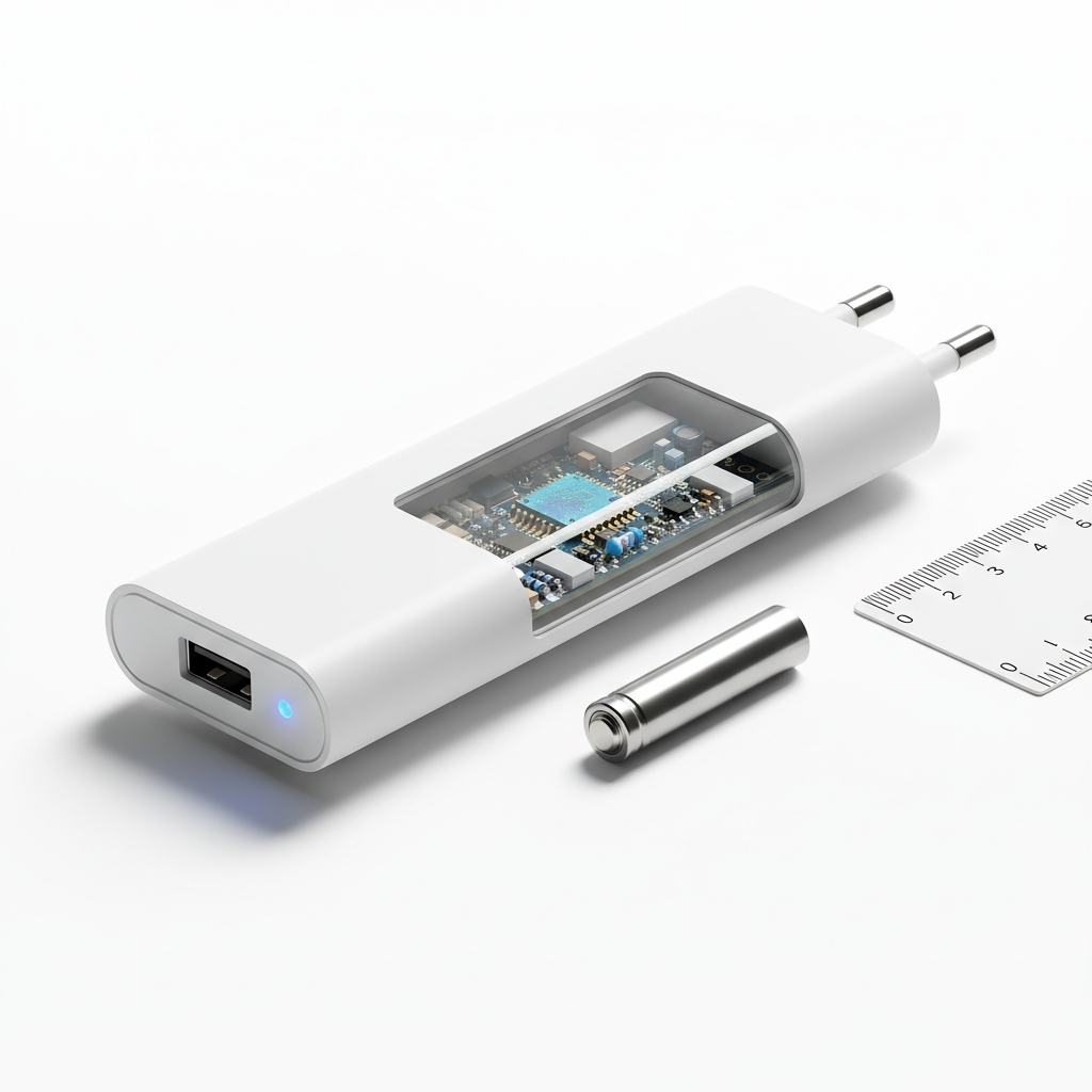 4smarts PDPlug Slim 30W GaN – Detailaufnahme GaN & USB-C