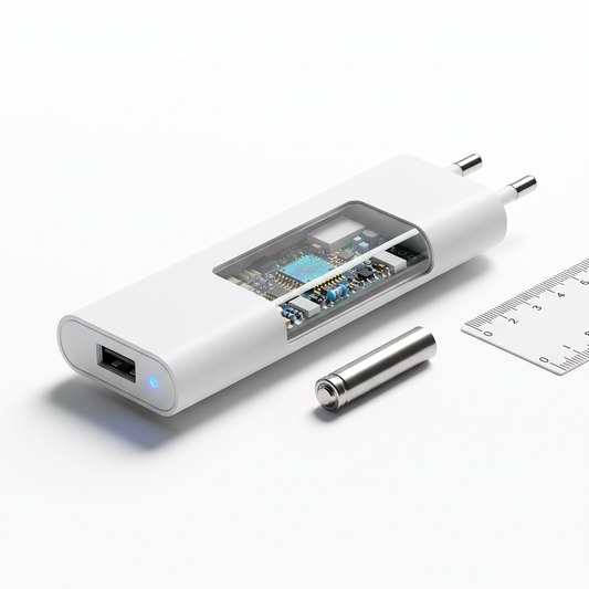 4smarts PDPlug Slim 30W GaN – Detailaufnahme GaN & USB-C