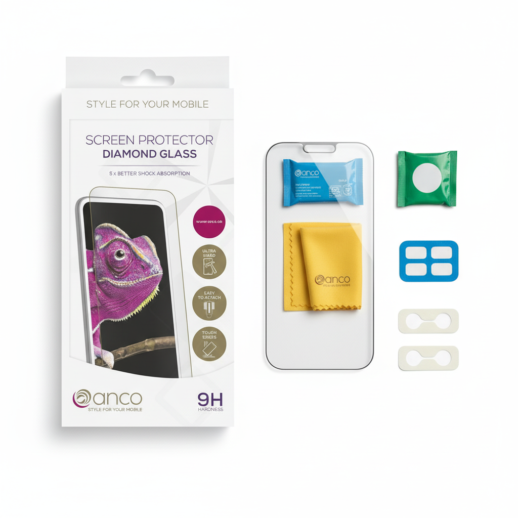 Bundlebild – anco Diamond Glass + Montageset