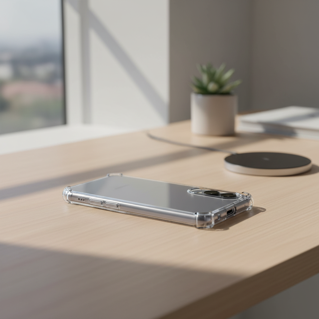 Mobeen Clear Cover Samsung Galaxy S25 Edge – Lifestyle transparentes Design