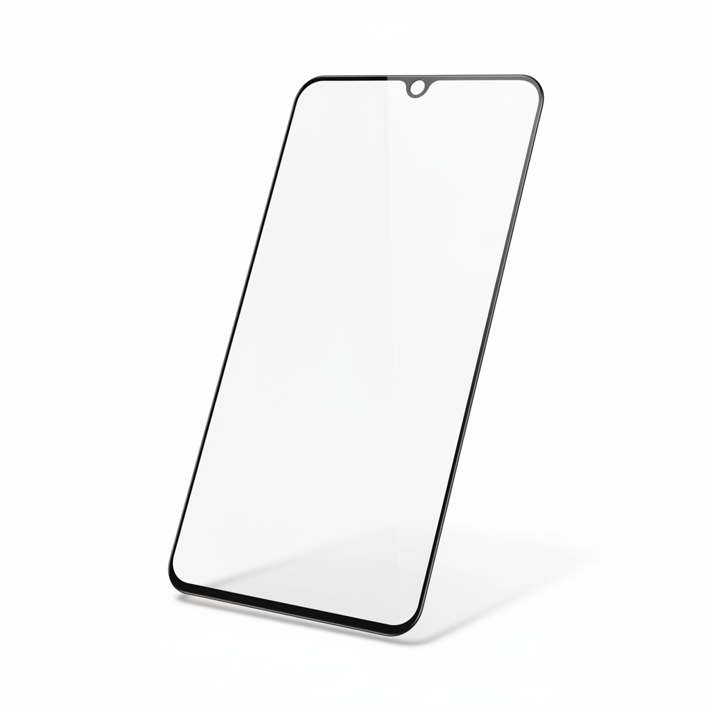 Panzerglas Samsung Galaxy A17 5G – Schrägansicht Glasstärke Profil