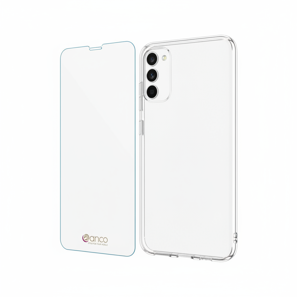 anco Hybrid Glass Galaxy A26 5G – Bundle mit Hülle